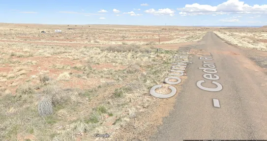 Road frontage — County Rd & Cedar Rd
